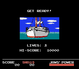 Jaws screenshot 3 for NES